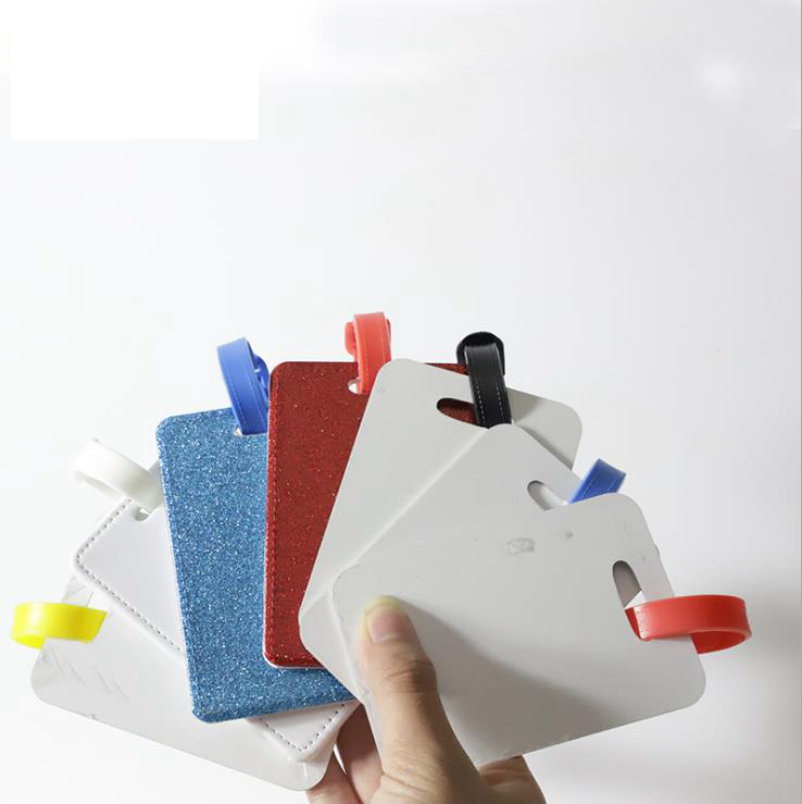 

Sublimation Luggage Tags DIY Blank Travel Luggage Label PU Leather/Aluminum Suitcase accessories 36 Designs Optional BT6757
