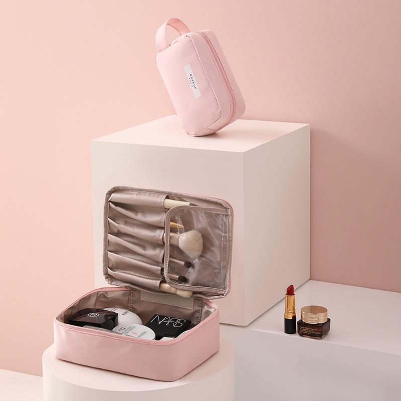 

Cosmetic Bags & Cases 1 PCS Ladies Bag Soft Storage Pad Toiletry Travel Portable Toiletries Box, Green small