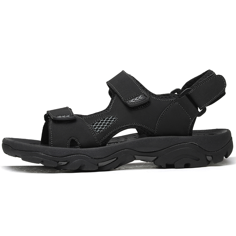 

Sandals Top quality Men's Women's Beach shoes Hook & Loop Breathable Summer slippers Lady Gentlemen Fisherman Buckle