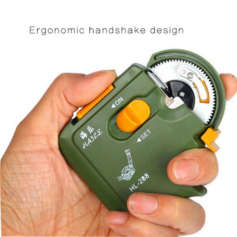 

Portable Automatic Fishing Line Winder Outdoor Electric Battery Operated Hook Tyer Tying Tools Accessories 2021 Hooks