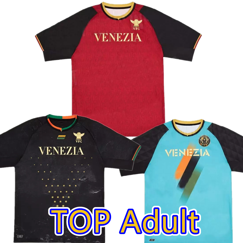 

21 22 Venezia FC Soccer Jerseys home Black Away White Third Blue 10# ARAMU 11# FORTE Venice BUSIO 2021 2022 MAZZOCCHI 7# FOOTBALL SHIRTS 3rd, Black;yellow