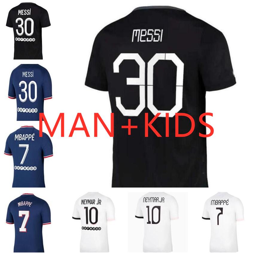 

Paris KEAN MESSI soccer jersey 21 22 Maillots de football shirts 2021 2022 MARQUINHOS PsG VERRATTI ADULT Men + kids kit uniforms enfants maillot foot fourth, Multi