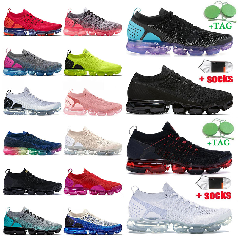 

Nlk Flynit 1 Original TN PLUS Men Running Authentic shoes Be True Fly knit 2 Womens Trainers Triple black Moc White Classic Casual Air Vapou