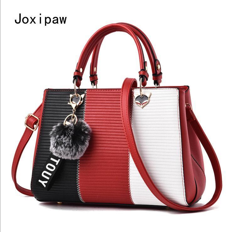 

Evening Bags Women's Handbags Leather For Women 2021 Casual Tote Ladies Fur Messenger