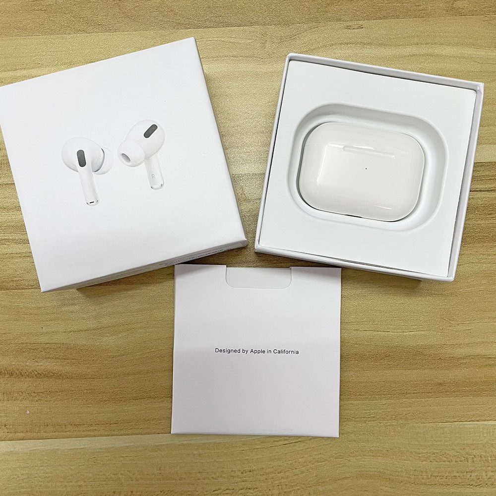 

1:1 AAAA+ Apple AirPods Pro with Wireless Charging Case Rename GPS Bluetooth Headphones In-Ear Detection For Cell Phone Pods 2 AP Pro AP2 AP3 Earbuds 2nd Generatio, White
