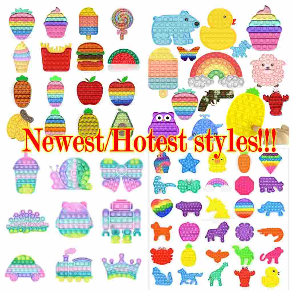 

Push Press Bubble Fidget Sensory Toy Stress Reliever Relief Stres And Anxiety Reliefs Toys For Children DHL US stock 24H ship CY06