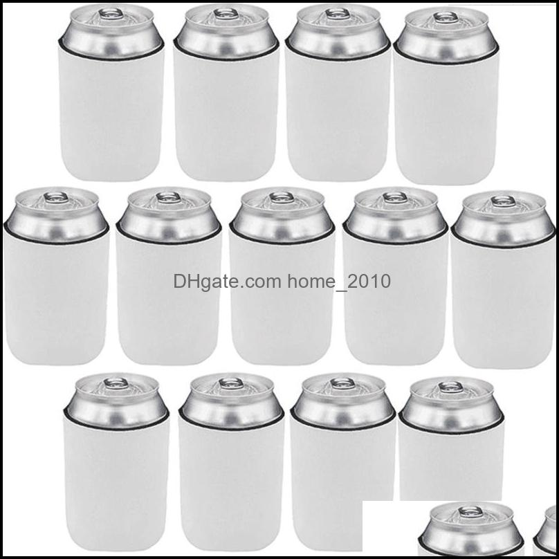 

Other Barware Kitchen, Dining Home & Gardenneoprene Blank White Cooler 12Oz For Sublimation Beer Bottle Koozie Can Sleeves Kitchen Bar Produ