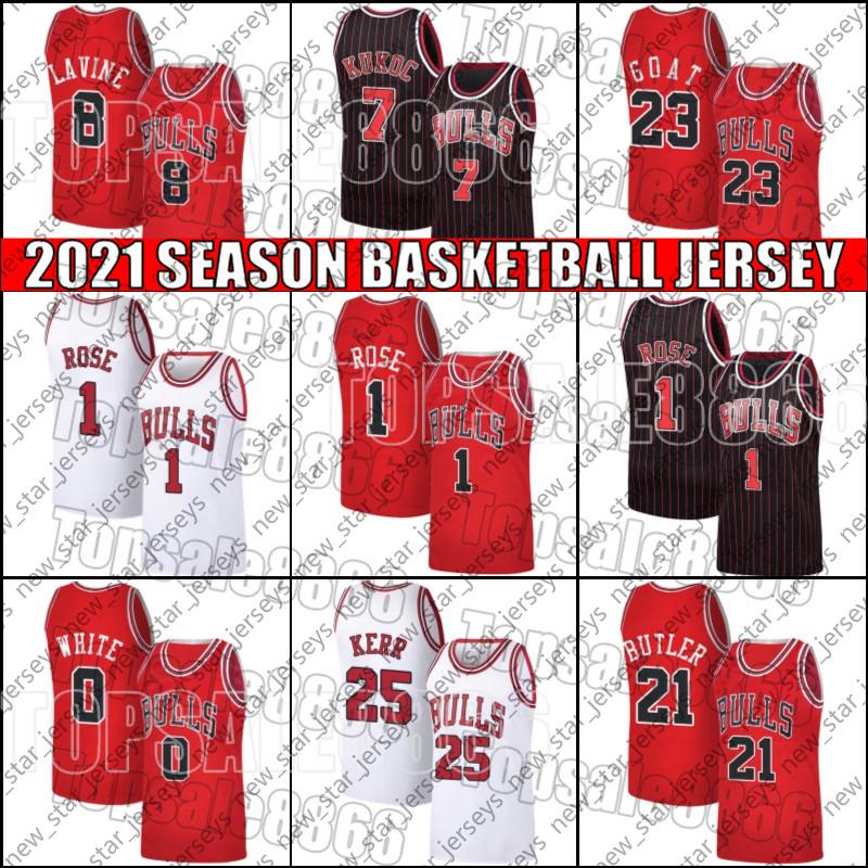 

Derrick Zach Jersey Lavine Rose Custom Chicago bull jersey Tony Steve Kukoc Kerr Jerseys Patrick Coby Williams White Butler ab651s, Black;red