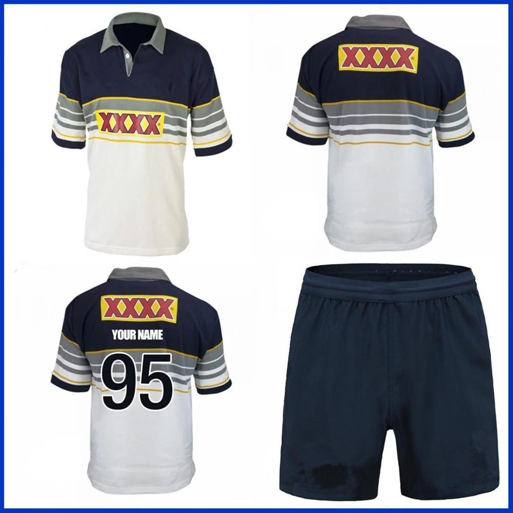 

1995 NORTH QUEENSLAND COWBOYS RETRO RUGBY JERSEY size S--L-XL-XXL-3XL-4XL-5XL, Black