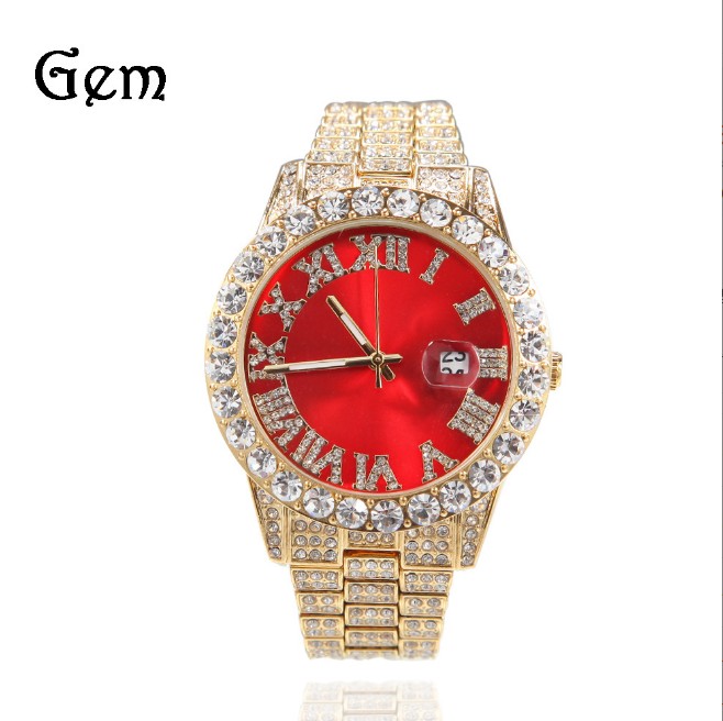 

Mens Watches Classic Design Men Watch Quartz Movement Sport Wristwatch Gift Clock Comfortable Diamond Strap Orologio Women Horologe, 10