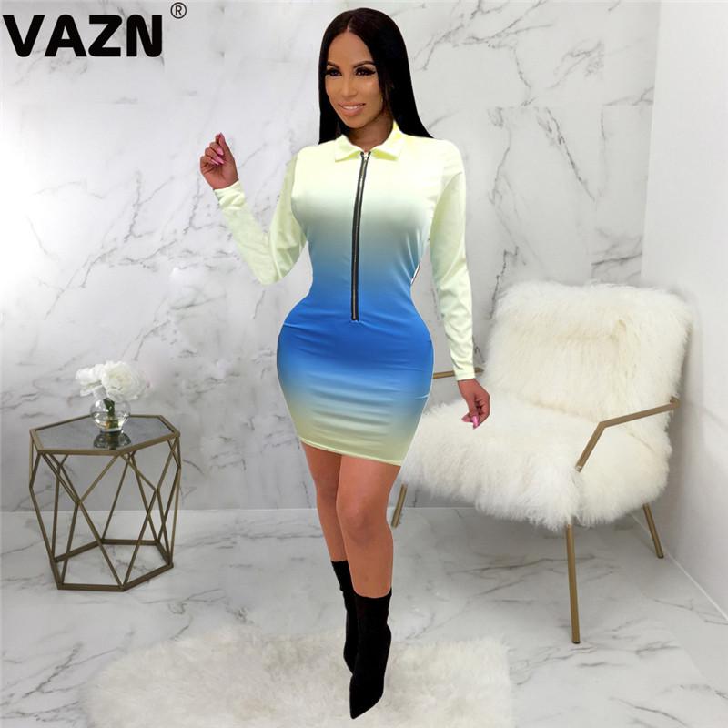 

Top Quality Regular Sexy Elegant Office Soft Young Free Style Full Sleeve Women High Waist Thin Mini Dress Casual Dresses, Black;gray