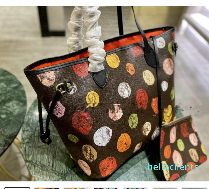 

Greco-Roman Tote Leopard Leather Handbag Womens Cameo printed Purse Totes with Pouch Wallet Composite Bags Shopping Clutch