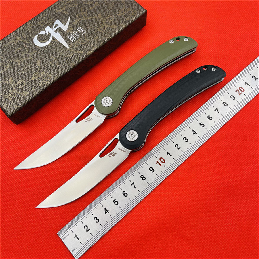 

CH 3517 Folding Knife D2 Blade Steel+G10 Handle tactics Camping hunting fishing trekking pocket Practical fruit knife EDC Tools