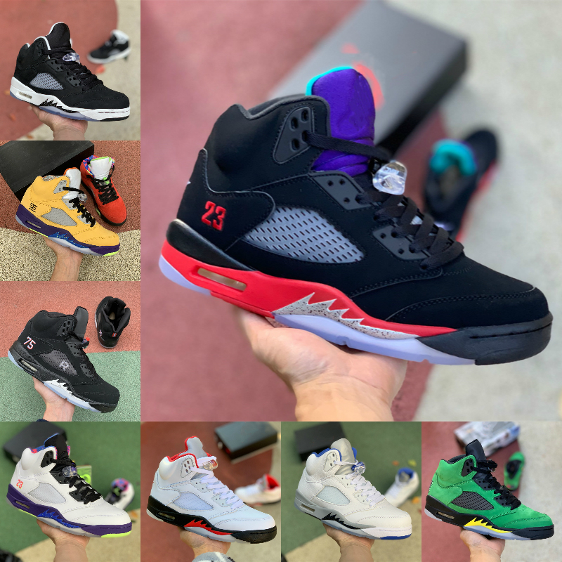 

Jumpman What The 5 5s High Basketball Shoes Mens Sail Stealth 2.0 Raging Bull Red TOP 3 Oreo Hyper Royal Oregon Ducks Ice Bred Alternate Bel