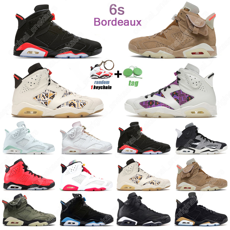 

7-13 Hotsale 6 Basketball Shoes Jumpman 6s Bordeaux Tifany Blue Gold Hoops Electric Green Black Infrared 2021 Carmine Mens Trainers Sports, Ts