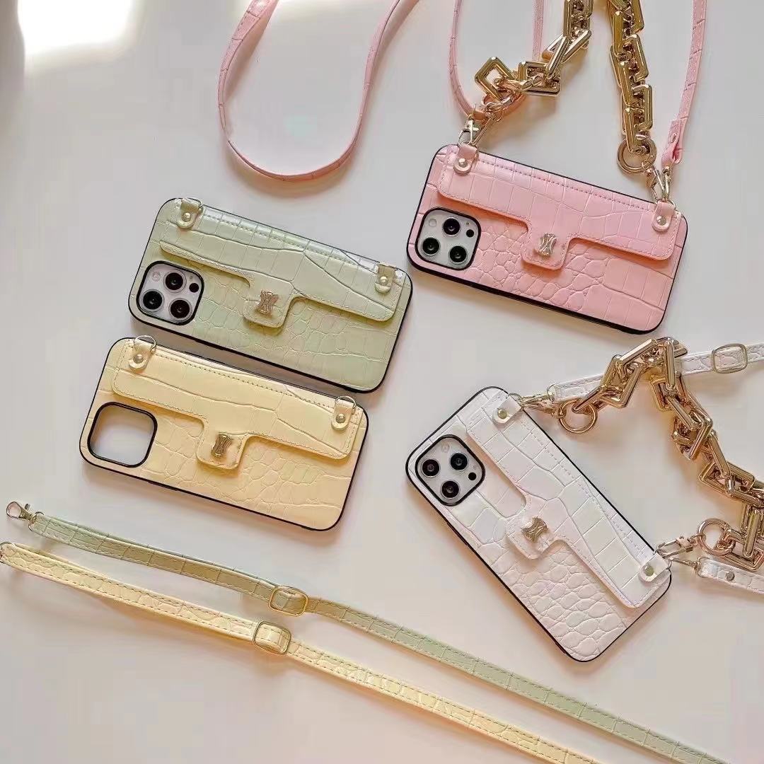 

Small fresh phone case x/xr/Xs MAx mobile forphone case diagonally across for iphone11/11pro max/12/ 12mini soft 7/8plus, Pink