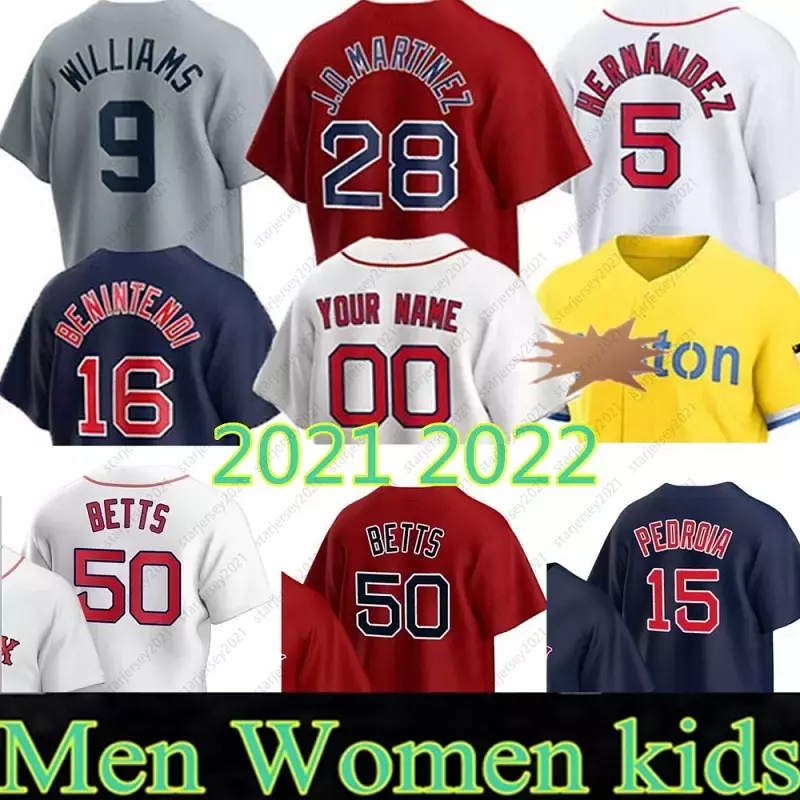 

Custom 34 David Ortiz Jersey 99 Alex Verdugo Ted Williams J.D. Martinez Chris Sale Bogaerts Benintendi 11 Rafael Devers Baseball Jerseys, Colour 6