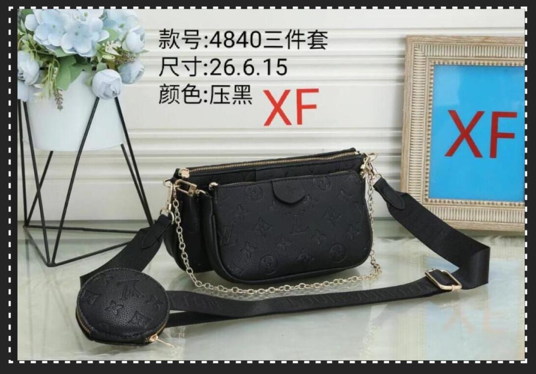

1-14 LV LOUIS 1 VITTON Fashion Women's Crossbody Bag 3-IN-1 Messenger Handbag Tote Leather Clutch New Shoulder Bag Clutch Totes
