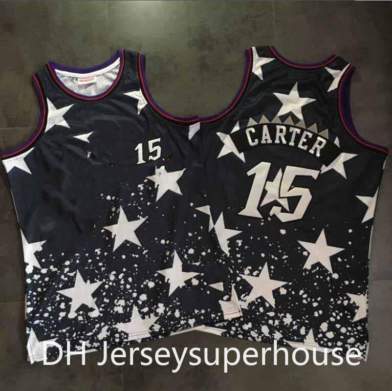 

MenTorontoRaptors Vince Carter Retired memorial basketball jerseys,fine fabrics sewing embroidered basketball jerseys, Black;red