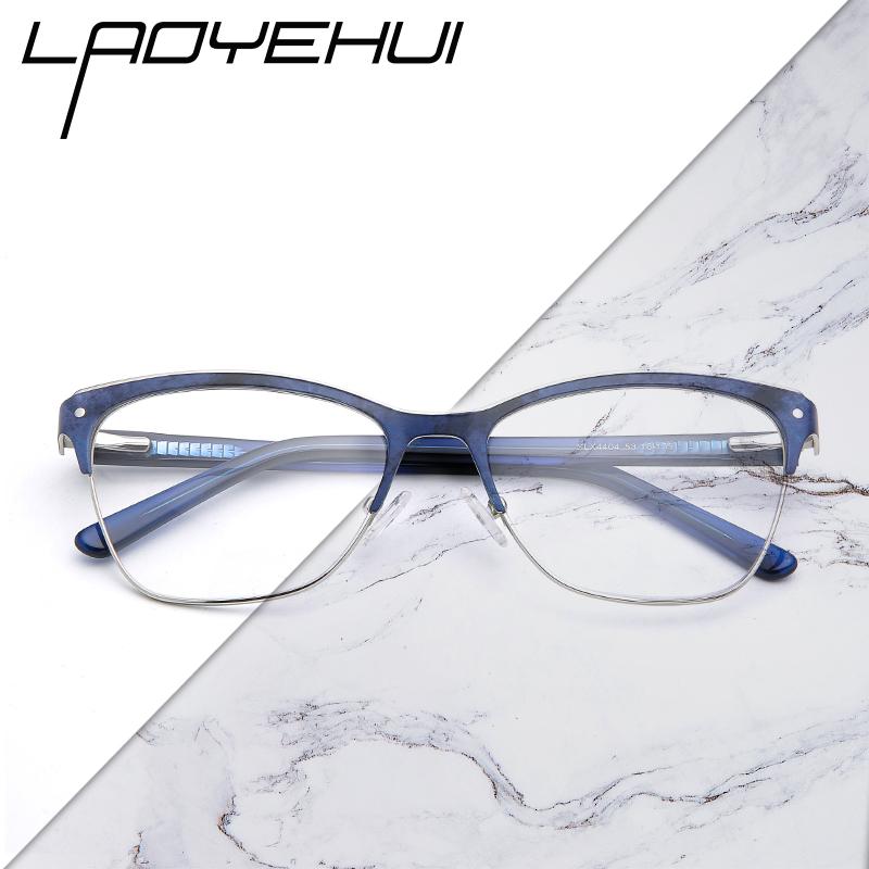 

Fashion Sunglasses Frames Luxury Alloy Optical Glasses Frame Men Ultralight Half Myopia Prescription Eyeglasses 2021 Male Metal Eyewear Fake