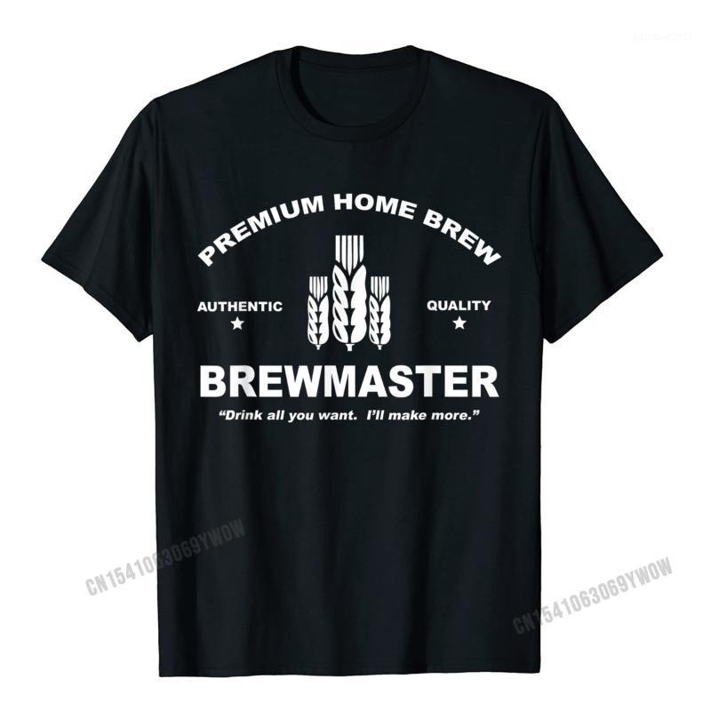 

Men's T-Shirts Brewmaster Premium Home Brew Beer Brewing T-Shirt Camisas Men Rife Mens T Shirt Normal Tops Cotton Hip Hop, Black