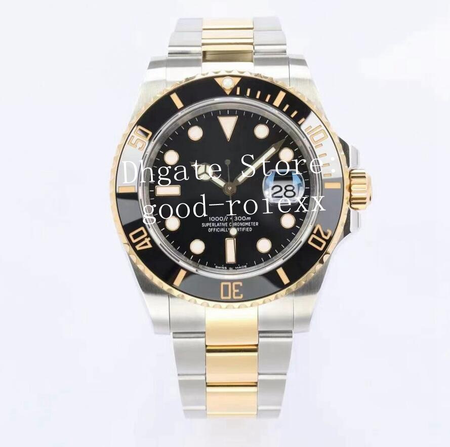 

4 Style Crystal Watches Men's Cerachrom Ceramic Bezel Automatic Cal.3235 Eta Watch 126618 Dive Sport 126613 Men 904L Steel Yellow Gold, Slivery;brown