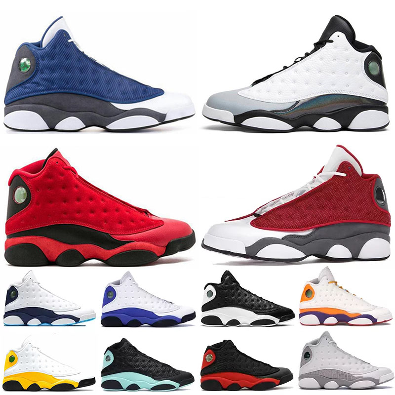 

Men Basketball Shoes 13s University Gold Hyper Royal Red Flint Obsidian Black Cat Court Purple Reverse Atmosphere grey 13 sports mens running sneakers 40-47, 80