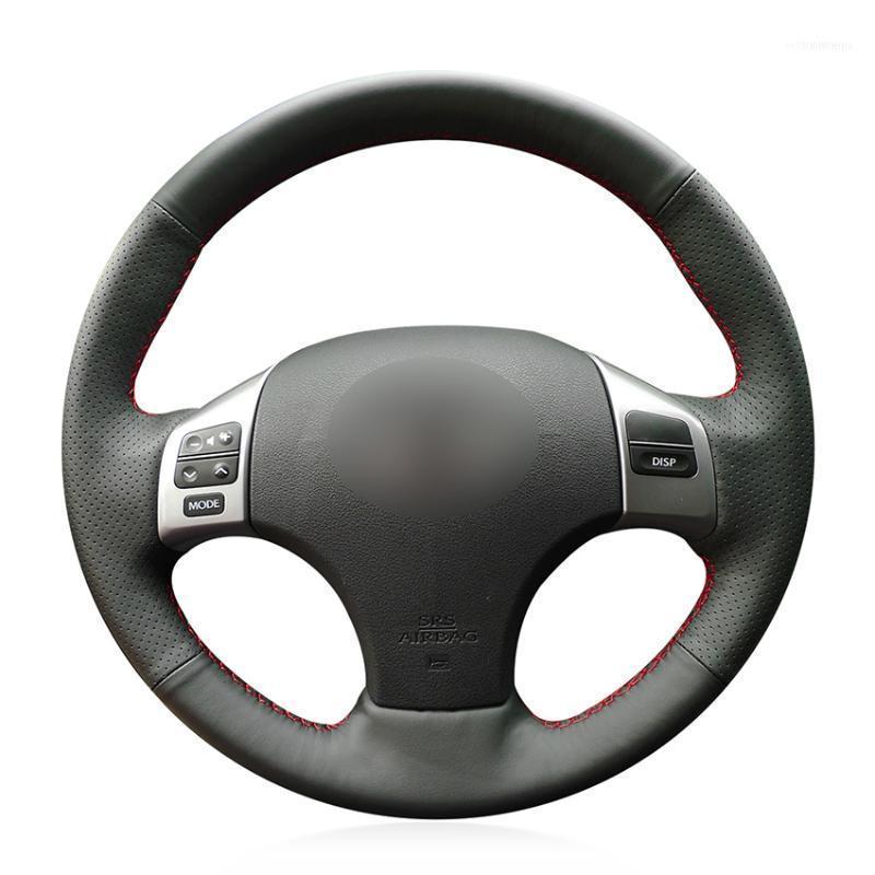 

Steering Wheel Covers Hand Sew Black Artificial Leather Car Cover For IS IS250 IS250C IS300 IS300C IS350 IS350C F SPORT 2005-20111