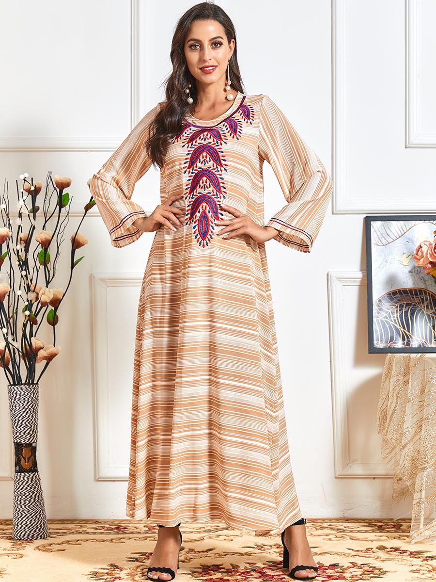 

Kaftan Dubai Abaya Pakistani Muslim Hijab Dress Turkey Maxi Dresses For Women Islam Clothing Robe Musulmana De Moda Vestidos