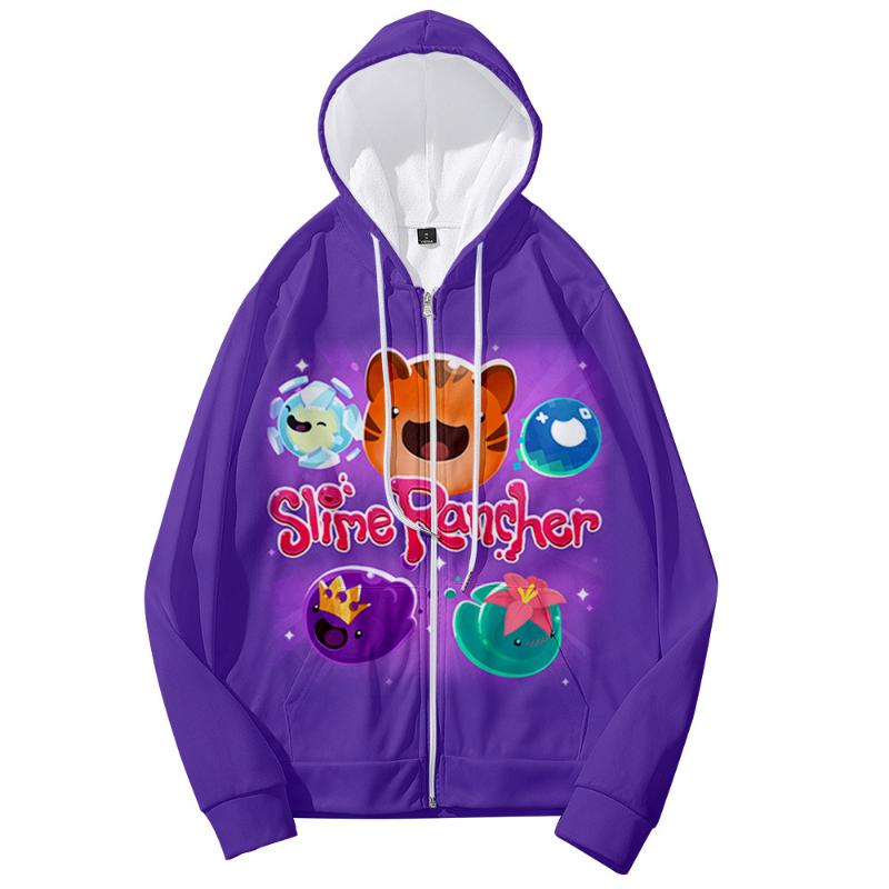 

Men's Hoodies & Sweatshirts Game Slime Rancher Zip Up Hoodie Women Men Harajuku Sweatshirt Boys Girls Japanese Streetwear Hip Hop Zipper Hoo, 003