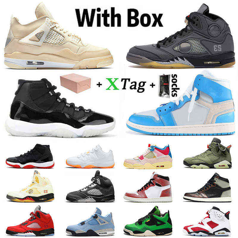 

With Box Jumpman 1 1s Chicago High Men Women Basketball Shoes University Blue 4 Sail Manila Cactus Jack 6 Raging Bull 5 What The 25th 11