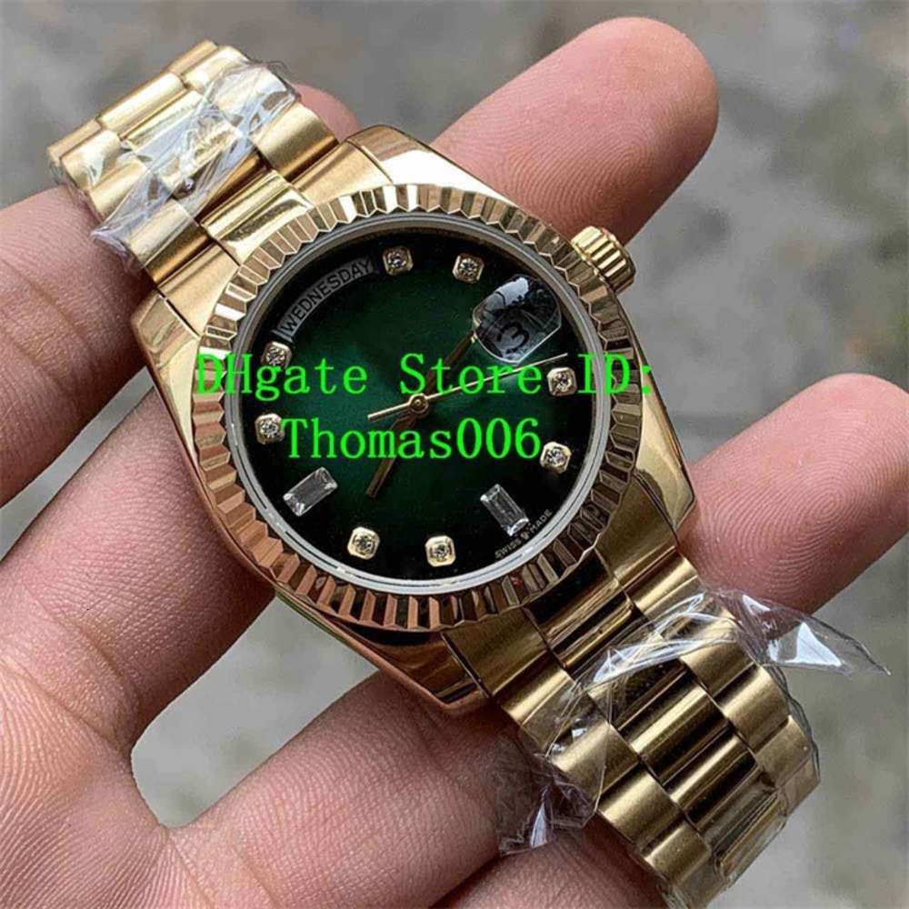 

2019 New Unisex Hot Sell watches 36 mm 128235 118235 128238 Day Date President 18k Rose Gold Diamond Asian 2813 Automatic Movement donatella