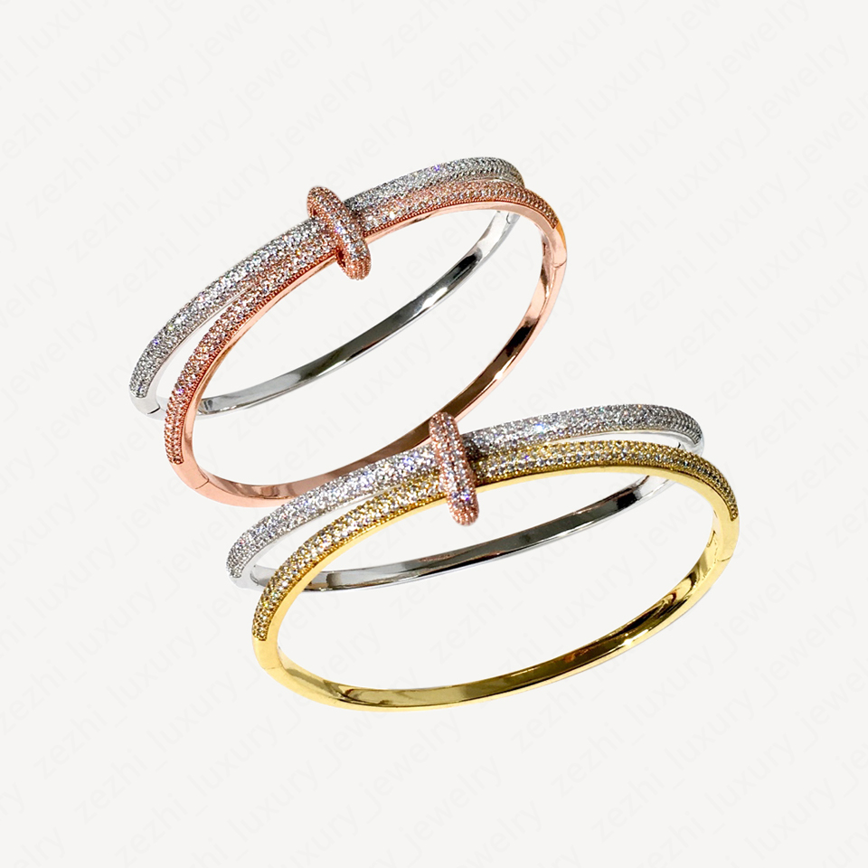 Bracelet de tennis en cristal Ice Up pour femmes Bling 18k plaqué or bracelet bracelets femme mode accessoires de mariage cadeau avec pochettes d