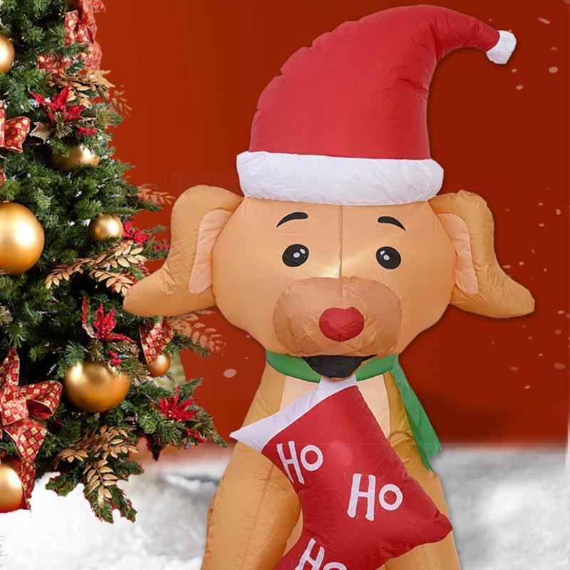 

Christmas Decorations Inflatable Snowman Santa Claus Nutcracker Model With Led Light Dolls For Outdoor Xmas Year's Decor M7k2