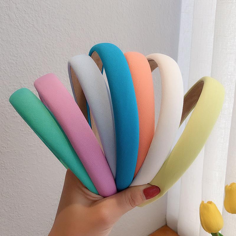 Solid Pure Color Headbands Hairbands Simple Wide-edge Hair Clips for Face Washing Face 211191-image-670590493