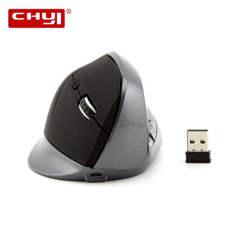 

Wireless Vertical Computer Mouse Ergonomic Rechargeable USB Optical 2.4G 1600 DPI Gaming Mice For PC Desktop Laptop