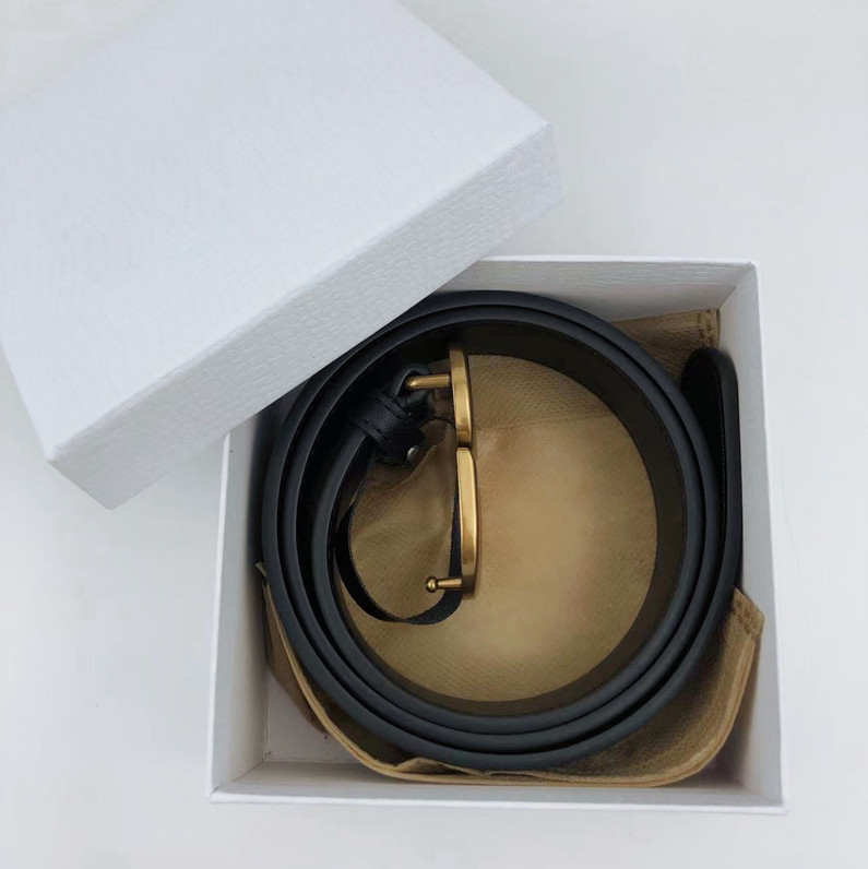 

Designers Belts for Women Fashion Luxury Mens Womens Belt cintura ceinture homme gürtel cinturones de diseño mujeres width 2.0-2.8-3.4cm with box, Bronze buckle + black belt