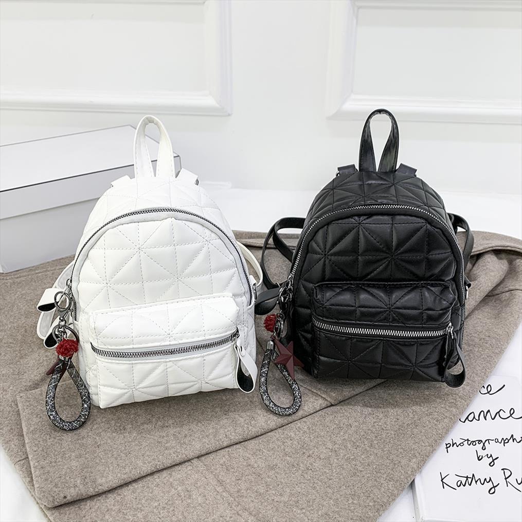 

casual solid color vintage pu leather women backpack simple student school bags ladies fashion small shoulder crossbody