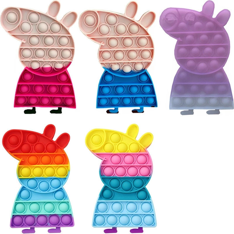 

DHL Push Bubble Pig Fidget Toys Decompression Toy For Children Adults Antistress Reliver