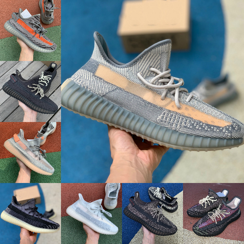 

Sale Kanye Yecheil Yeshaya Black Static Citrin Cloud White 3M Reflective Casual Shoes Gid Glow True Form Clay Butter Mens Women Designer T59, H100