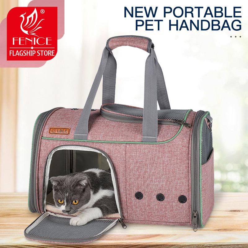 

Dog Carrier Bags Portable Pet Cat Backpack Breathable Bag Airline Approved Transport Carrying For Cats Small Car Seat Covers