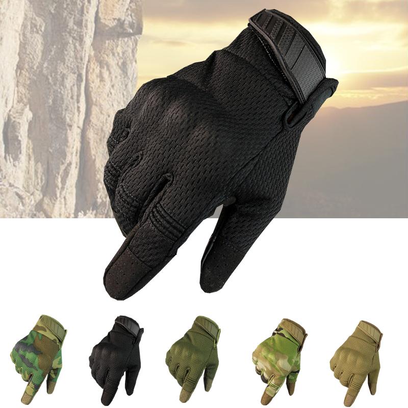 

Sports Gloves Outdoor Sport Tactical Training Fitness Paintball Military Army Glove, Black
