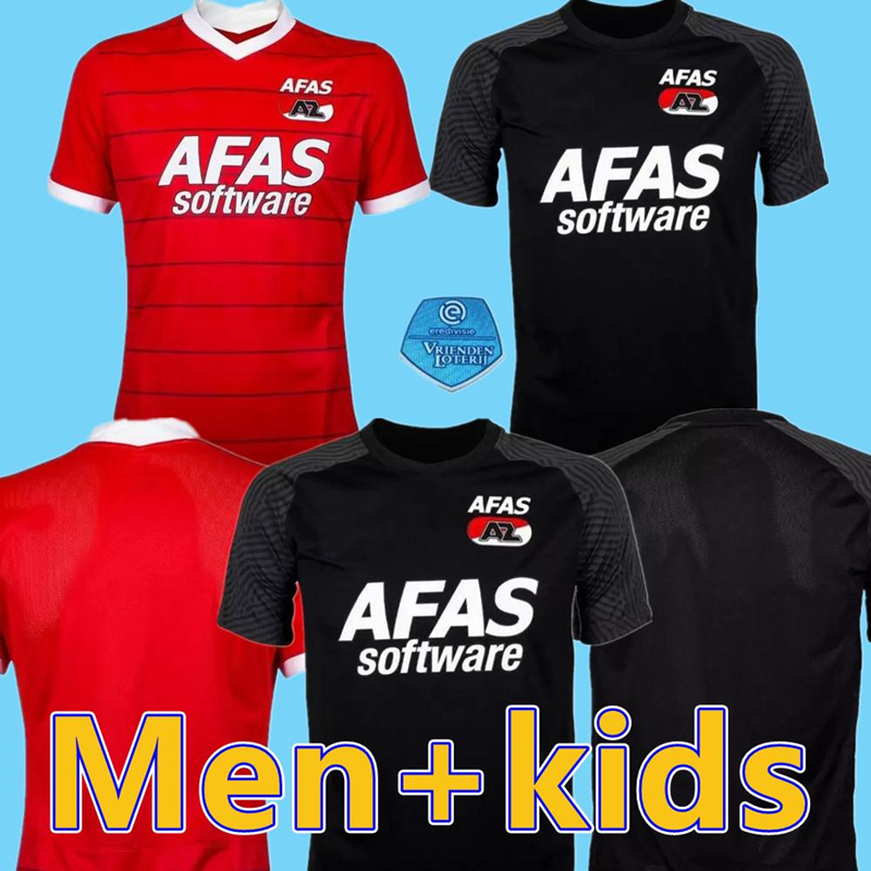 

2021 2022 AZ Alkmaar soccer jersey Gudmundsson STENGS KOOPMEINERS BOADU DE WIT KARLSSON EVJEN jerseys Men kids kits socks+full sets football, 21 22 home patch