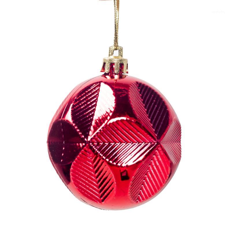 

Party Decoration 12pcs 6cm Christmas Tree Ornament Hanging Toys For Home Office Shop Red