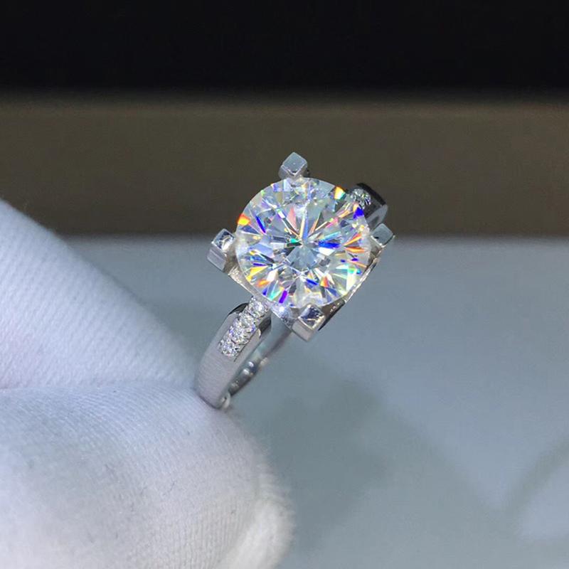 

Cluster Rings 925 Sterling Silver Wedding 8 Style Options Inlay Dazzling Moissanite Luxury Jewelry For Women Engagement Valentines Gifts