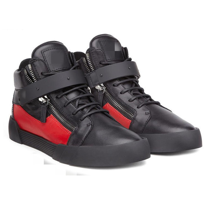 

Giuseppe Casual shoes Real leather Sneakers men shoes chaussures de designer Loafers martin Frankie The crocodile grain diamond hytyxx0003