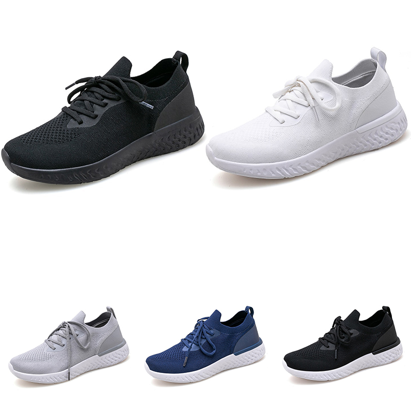 

High Quality Non-Brand Running Shoes For Men Women Triple Black White Grey Blue Fashion Light Couple Shoe Mens Womens Trainers Outdoor