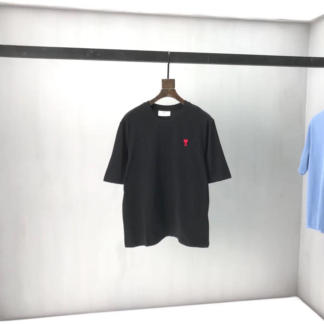 

2021ss spring and summer new high grade cotton printing short sleeve round neck panel T-Shirt Size: m-l-xl-xxl-xxxl Color: black white 25g