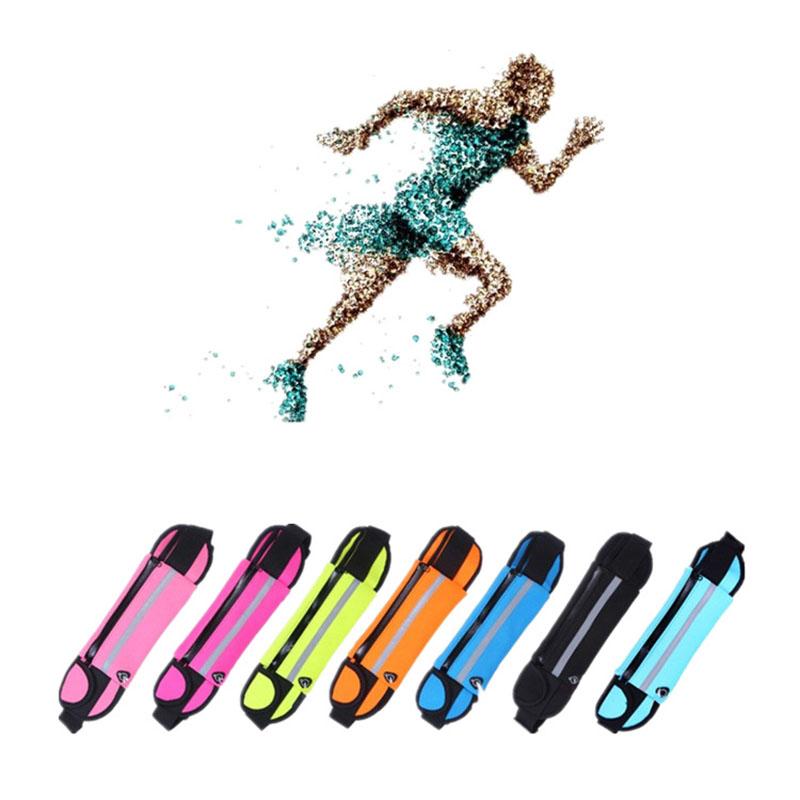 

Waist Bags Outdoor Sports Breathable Packs Fashion Travel Waterproof Casual Mobile Phone Bag High Capacity, Sky blue