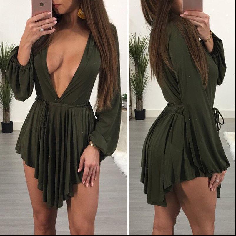 

womens dress evening party mini sale exotic deep v neck summer loose high waist up, Black;gray